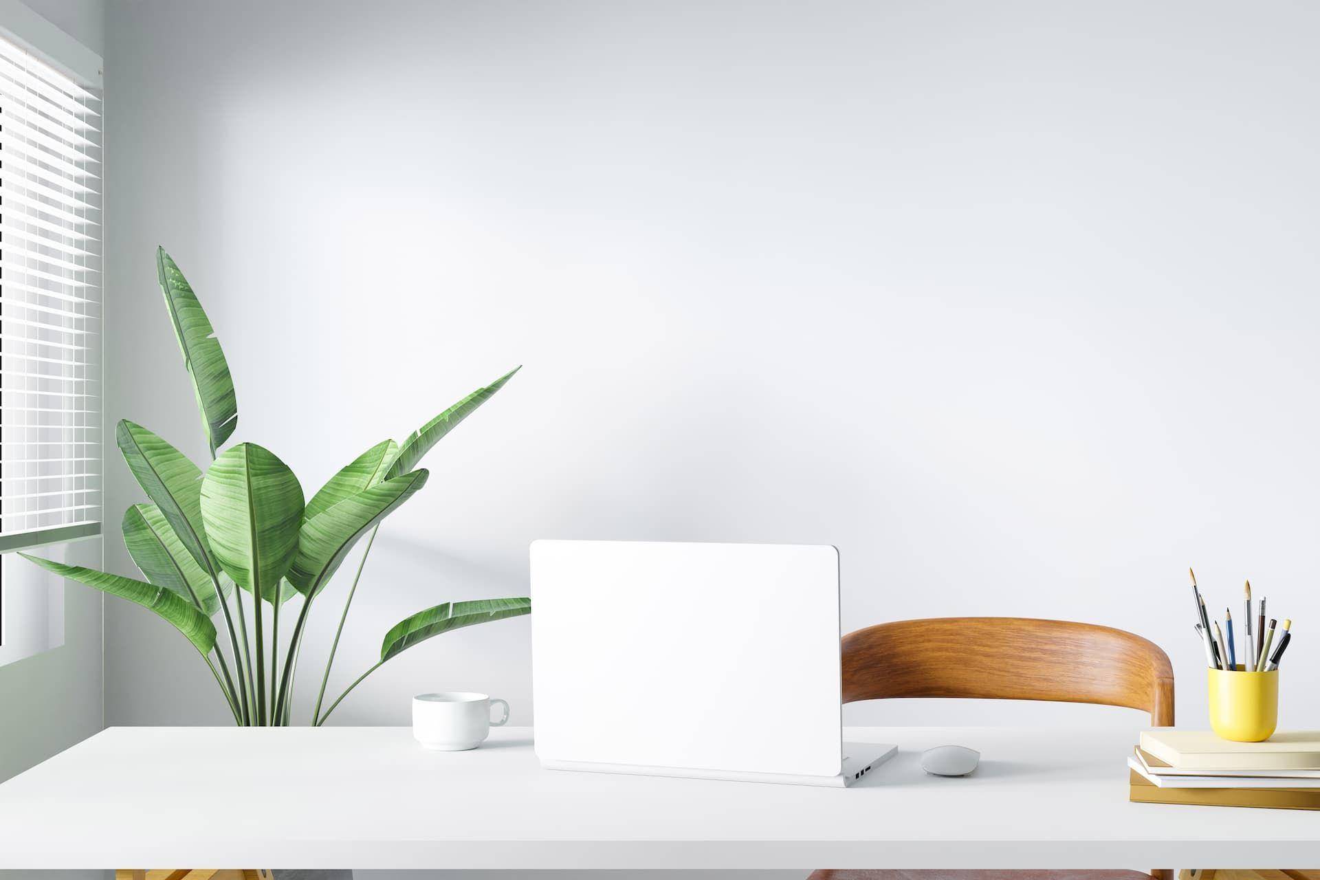 minimalist workspace