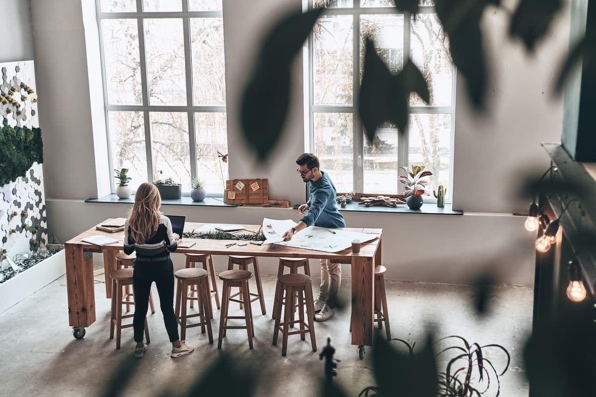 Freelancer working